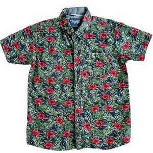 Like NEW Craft + Flow button shirt sz little boy size 6 - L